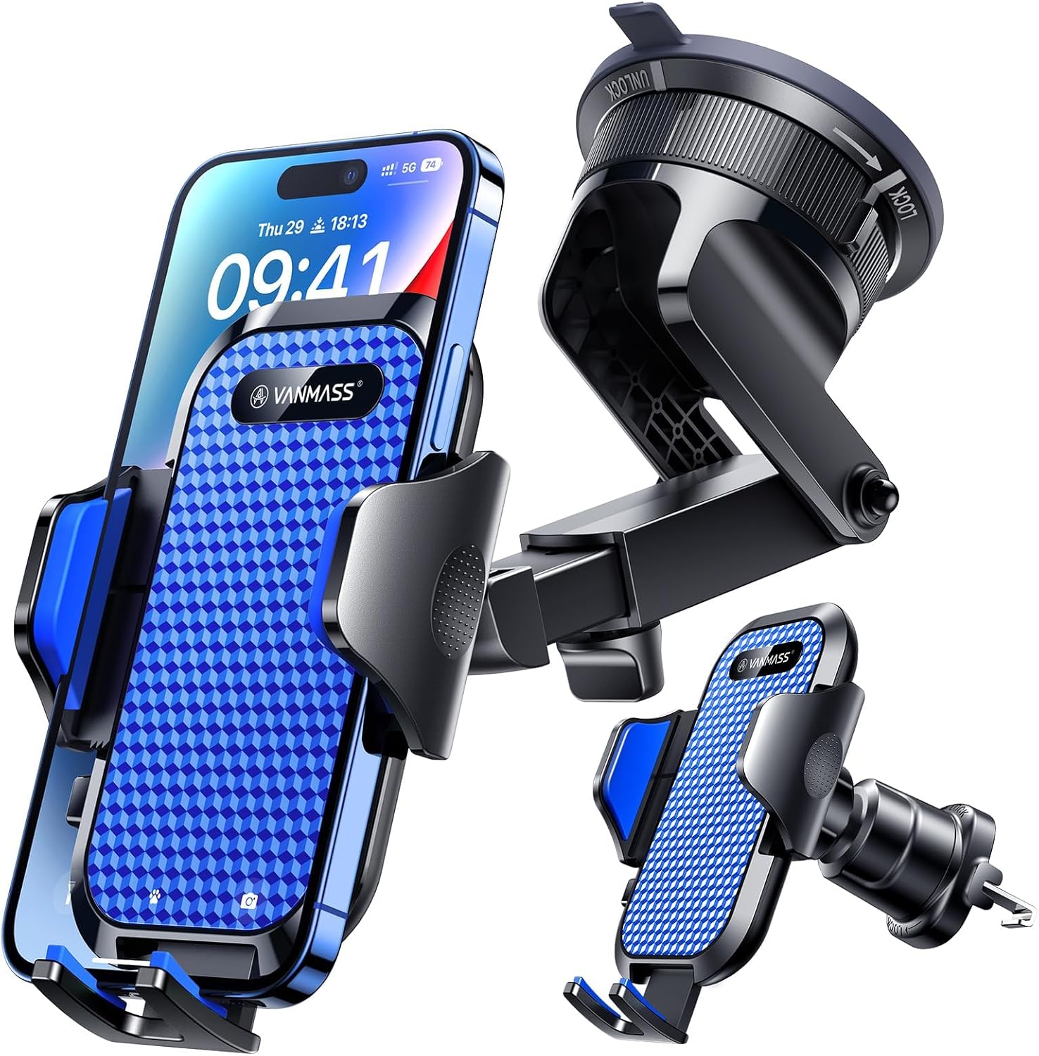 360 Rotating Car Phone Holder